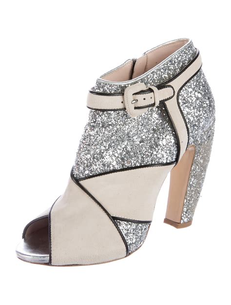 glitter miu miu shoes|Miu Miu Glitter Shoes .